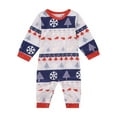thumbnail image 4 of Family Matching Merry Christmas Pajamas Set Holiday Santa Tree Sleepwear Xmas PJS Set for Couples and Kids, 4 of 9