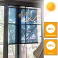 thumbnail image 3 of Stores à Rouleau Miroir Unidirectionnels avec Crochets Adhésifs, Rideaux Enroulables, Protection Solaire Claire pour Porte Vitrée (Bleu, L 27.6 Pouces x H 78.7 Pouces), 3 of 7