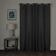 thumbnail image 6 of Smart Curtains Kelsey Light Zero 100% Blackout Window Curtains, 40" x 84", Black, 2 Panels, 6 of 7