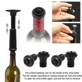 thumbnail image 2 of Vacu Vin Black Pump With Wine Saver Stoppers - Keeps Wine Fresh For Up To 10 Days (black, 2 of 3