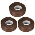 thumbnail image 1 of Cinta de sellado autoadhesiva impermeable Uxcell para cocina y baño, marrón, 0.87" 3 piezas, 1 of 5