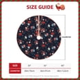 thumbnail image 2 of Fotbe Vintage Rose Pattern Christmas Tree Skirt, Tree Skirts Plush Christmas Decorations, Christmas Tree Skirts Xmas Decorations Holiday Party Decor-30", 2 of 6