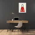 thumbnail image 3 of Fleck, Jay 14x18 White Modern Wood Framed Museum Art Print Titled - Penguin and Walrus, 3 of 4