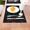 thumbnail image 5 of XMXY Woven Placemats Set of 4 PCS, Colorful Starry Sky Table Mats Washable Heat Resistant Placemats, 5 of 6