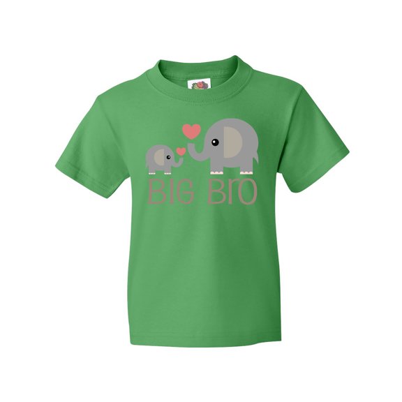 Inktastic Big Bro Boys Elephant Brother Announcement Youth T-Shirt