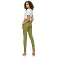 thumbnail image 5 of KHAKI & BLUE Women’s The Everyday Garment-Dyed Skinny Jeans Soft Stretchy High Rise Comfy Casual Pants, 5 of 6