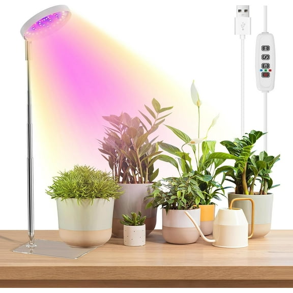 Indoor Plant Grow Light with Stand - Full Spectrum LED Floor Lighting System
