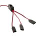 thumbnail image 5 of Cable de extensión de servo RC en Y shaofei con Interruptor de control de luz LED para JR Futaba negro, 5 of 5