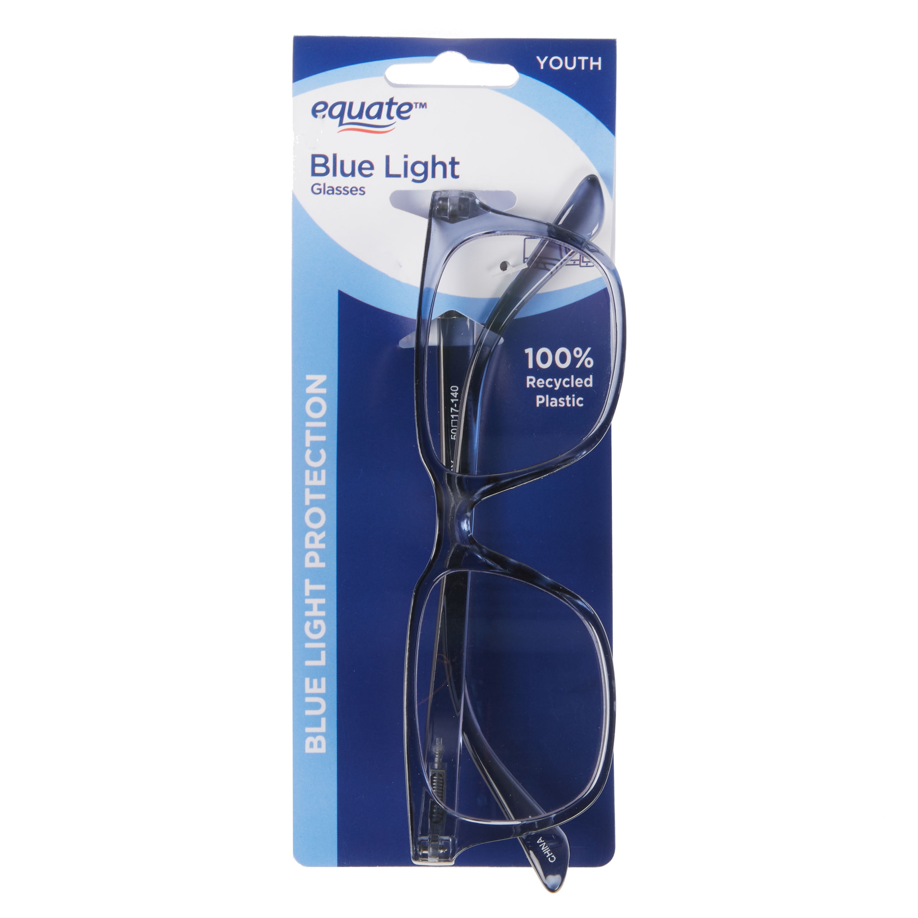 Equate Youth Blue Light Glasses, Indigo Crystal