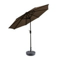 thumbnail image 2 of GARDEN 9 Ft Patio Umbrellas w/ Black Round Base Included for Outdoor Shade, Coffee, 2 of 5