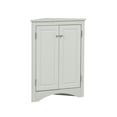 thumbnail image 6 of Accreate Modern Corner Storage Cabinet With Adjustable Shelves 2 Doors Triangle Freestanding Floor Cabinet For Living Room Small Space, 6 of 9