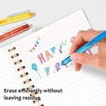 thumbnail image 5 of Erasable Gel Pens, 12 Colors Lineon Retractable Erasable Pens Clicker, Fine Point, Make Mistakes Disappear, Assorted Color Inks for Drawing Writing Planner and Crossword Puzzles, 5 of 7