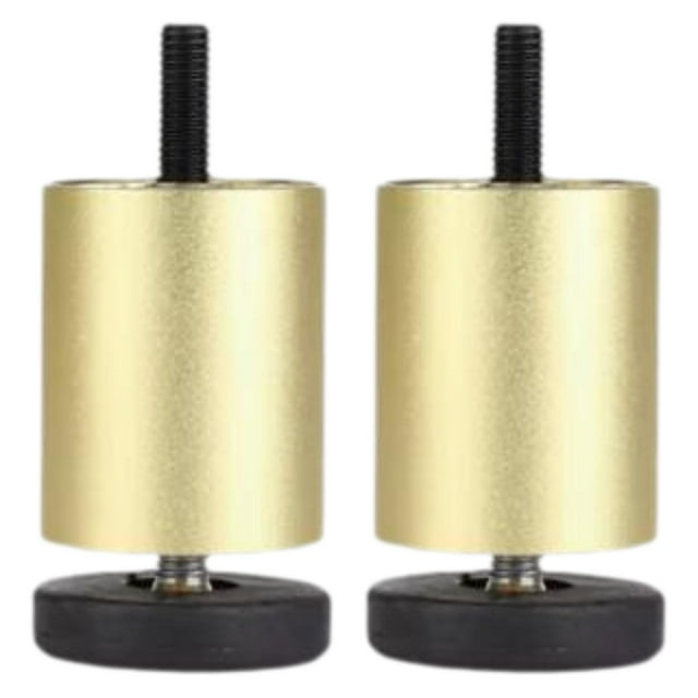 2 piezas de muebles ajustables patas de sofá pies de óxido redondo redondo moderno de aleación de aluminio reemplazo de piernas para el escritorio del 15 cm