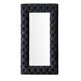 thumbnail image 2 of Benjara BM279346 80 in. Cid Velvet Leather & Tufted Frame Modern Portrait Mirror, Black, 2 of 2