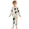 thumbnail image 7 of Boys Pajamas Girls Pajama Cute Cats and Candies Cute Comfortable Cotton Two-piece Pajama Set, 7 of 7