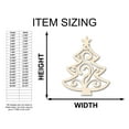 thumbnail image 2 of Unfinished Wood Flourish Christmas Tree Shape - Craft - up to 46" 30" / 3/4", 2 of 5