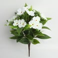 thumbnail image 1 of Artificial Impatiens Azalea Simulation Flower | Realistic Plastic Home Outdoor Garden Décor | Lifelike Arrangement Ornament | Indoor Outdoor Use | 32x25cm | 1 Piece, 1 of 3