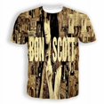 thumbnail image 4 of Camiseta de manga corta con estampado 3D del cantante de rock clásico Bon Scott para hombre y mujer, estilo hip hop, estilo Harajuku, unisex, 4 of 5