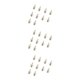thumbnail image 3 of Advancent 10 piezas de clavos de pista, zapatos piramidales, reemplazos de clavos, pasador de acero inoxidable de 1/4 de longitud para eventos de pista Type1 NO1 Advancent CBP585805, 3 of 6