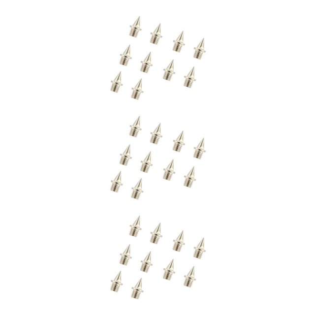 Wosthever 10 piezas de clavos de pista, zapatos piramidales, reemplazos de clavos, pasador de acero inoxidable de 1/4 de longitud para eventos de pista Type1 NO1 Wosthever CBP585805