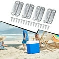 4 Pack Cooler Hinges for Igloo Ice Chests,Cooler Stainless Steel Hinges