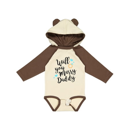 

Inktastic Will You Marry Daddy-ring Boys or Girls Long Sleeve Baby Bodysuit