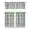 Bohemian01, variant on 3 PCS Spacecraft Alien Kitchen Curtains - Sci-Fi Lovers Theme, Semi-Sheer Tier Panels, Farmhouse Style