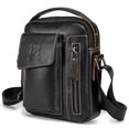 thumbnail image 1 of Mochila de hombro Bolso bandolera de cuero genuino vintage para hombre, bolso bandolera de viaje dep BULL CAPTAIN Mochila de hombro, 1 of 7