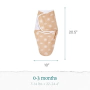 aden + anais essentials rising star easy swaddle wraps - 3pack