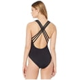 thumbnail image 4 of La Blanca Women's Cross Back One Piece Swimsuit Black Size 4, 4 of 4
