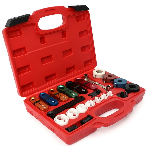 SCITOO 22pcs Automotive Air Conditioner Fuel Line and Transmission Oil Cooler Line Master Quick Disconnect Tool Kit Compatible with GM for Ford for Dodge for Mazda for Chrysler for Chevrolet