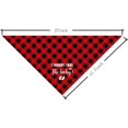 thumbnail image 4 of I Thought I was The Baby Dog Bandana, Dog Bandana, Buffalo Plaid Pet Scarf, Dog Scarf Accessories,Baby Announcement Dog Bandana, Dog Bandana Gift for Dog Bandana Pet Scarf (B36), 4 of 4