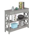thumbnail image 3 of Convenience Concepts Diamond Table Console à un Tiroir en Bois Gris, 3 of 6