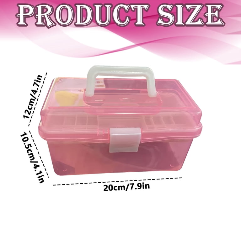 clear plastic tackle box 2 tier 10x7x2in Portable Transparent Fishing Box， Fishing Organizer with Adjustable Clapboard，Multifunctional Fishing accessorie With Buckle : Sports & Outdoors * Approximate Dimensions (in inches) Tackle box x 2 clear