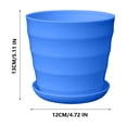 thumbnail image 3 of SHENGXINY Flower Pot Colorful Plastic Planter, Lightweight Decorative Flowerpot For Home Office Indoor Space, 3 of 6