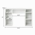 thumbnail image 6 of Mainstays 4-Cube Storage Desk, White Grain, 6 of 8