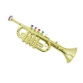 thumbnail image 2 of Trompette Légère Instrument à Vent Enfants Éducation Précoce Or, 2 of 8