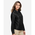 thumbnail image 2 of Harriton M580LW Women's Key West Long Sleeve Performance Staff Shirt-Black-2XL, 2 of 5