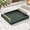Green-17" x 12" x 2.5", variant on Blue 20" x 20" x 3" Square Decorative Serving Tray with Handles for Home Decor