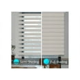 thumbnail image 2 of WYMO Zebra Blinds 45 x 84 INCH - Sheer Horizontal Blinds and Shades for Daytime and Nighttime - Light Filtering Roller Shades for Windows - Beige - Manual Control Stick, 2 of 7