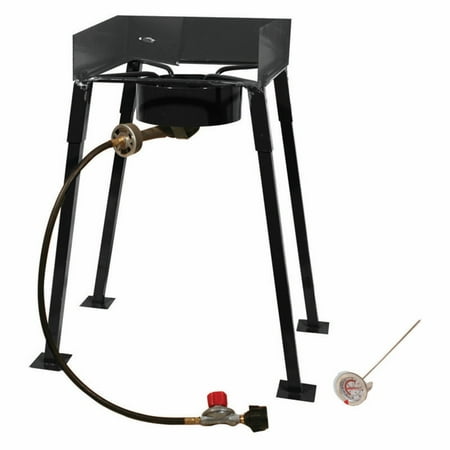 King Kooker #CS14 - 25" Tall Heavy Duty Portable Propane Single Burner Outdoor Cooker/ Camp Stove