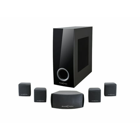 Home Theater System，Phaseotech 5.1 Channel Passive Surround Sound Home Cinema Stereo Digital HD Audio Entertainment Speaker Systems with