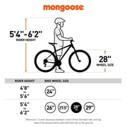 Mongoose Grit Adventure Road Bike, 700c Wheel, 14 Speed, Blue