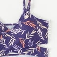 thumbnail image 4 of Hiijoy Big Girls 3-Piece Swimsuit Bikini Set with Pants Swimwear Outfits, 4 of 6