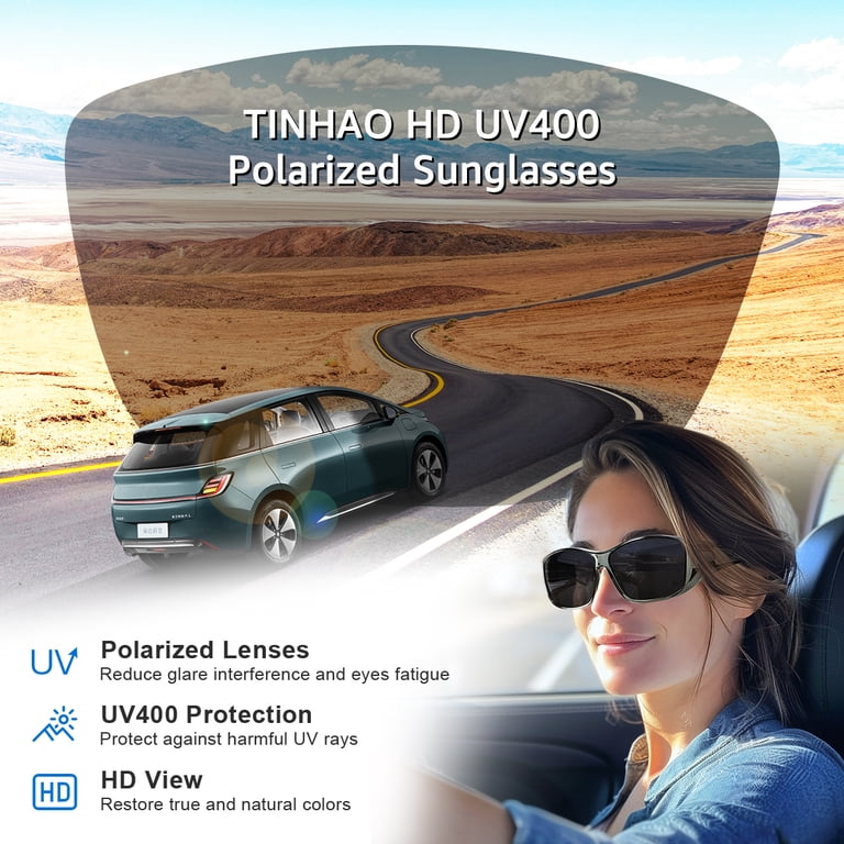 TINHAO Polarized Wrap-Around Fit-Over Sunglasses photo 3