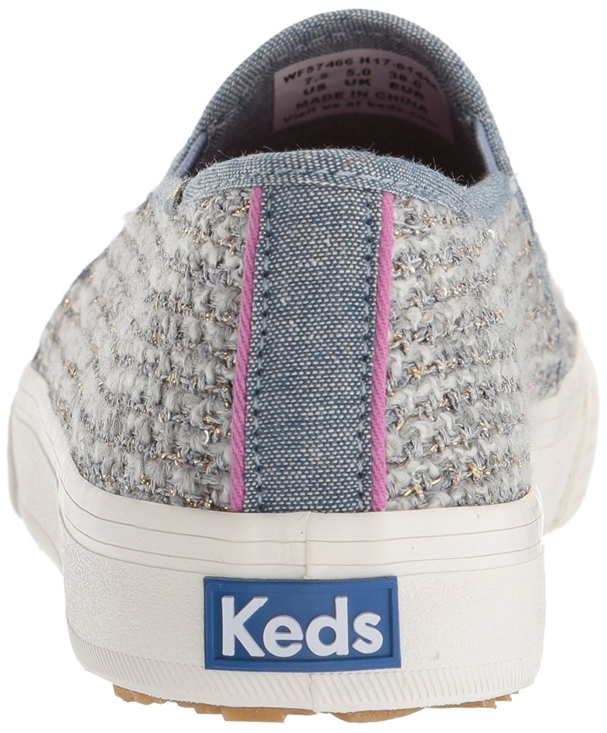 Keds Women's Double Decker Sequin Knit Fashion Sneaker,Gray,9.5 M US Keds Women's Double Decker Sequin Knit Fashion Sneaker,Gray,9.5 M US