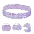 thumbnail image 3 of Unique Bargains 1 Pc Stretch Sequins Headbands for Women Dark Purple, 3 of 6