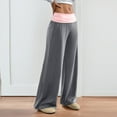thumbnail image 4 of Straight Leg Sweatpants for Women Womens Cargo Work Pants Wide Leg Dress Pants for Women Women's Plus Size Pants Casual Work Pants Women Wide Leg Cargo Pants for Women, 4 of 6