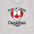 thumbnail image 4 of Inktastic Just a Little Canadian Flag Heart Boys or Girls Baby T-Shirt, 4 of 5