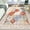 B04-Orange, variant on Astorug Moroccan Vintage Trellis Area Rug - Low-Profile Non-Slip, Machine Washable 5x8 Feet Indoor Rug for Living Room, Bedroom, Dining Room, Office, Nursery - Orange